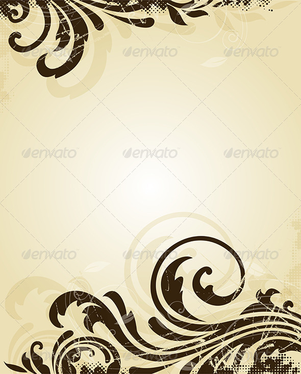 Vintage Scratched Background - Backgrounds Decorative