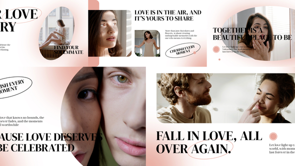 Valentine After Effects Video Displays template preview