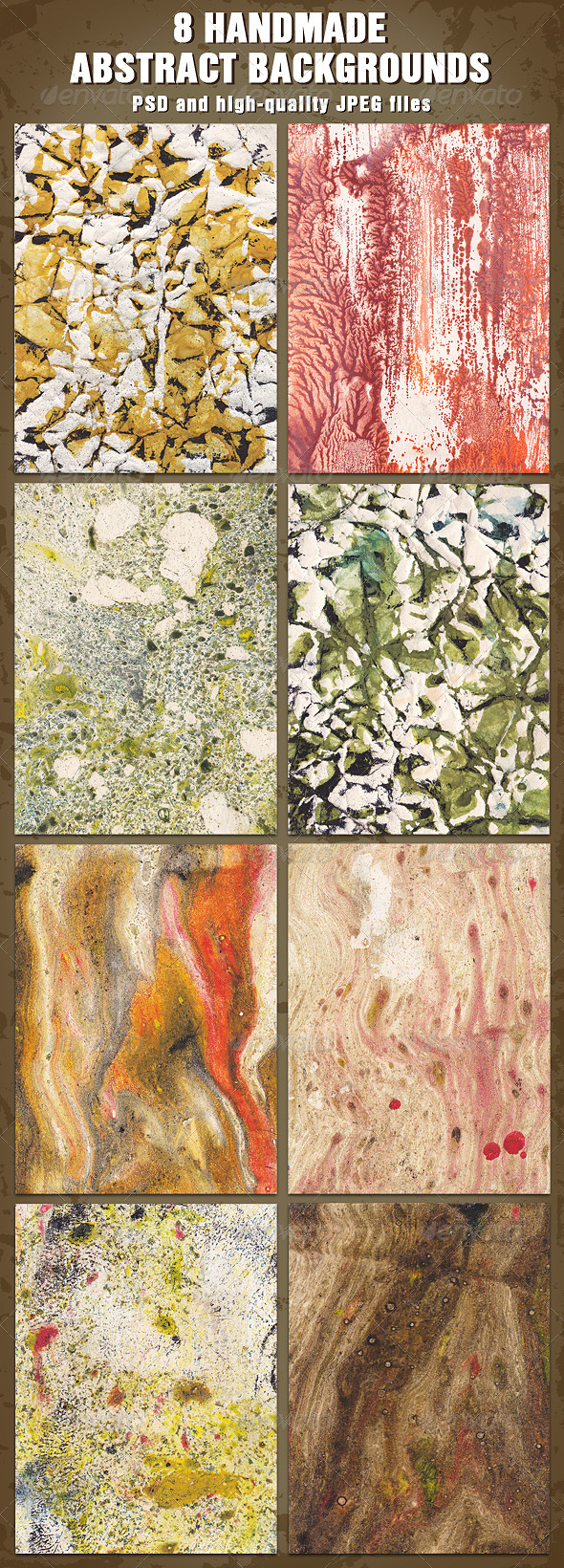 Abstract Handmade Backgrounds - Abstract Textures