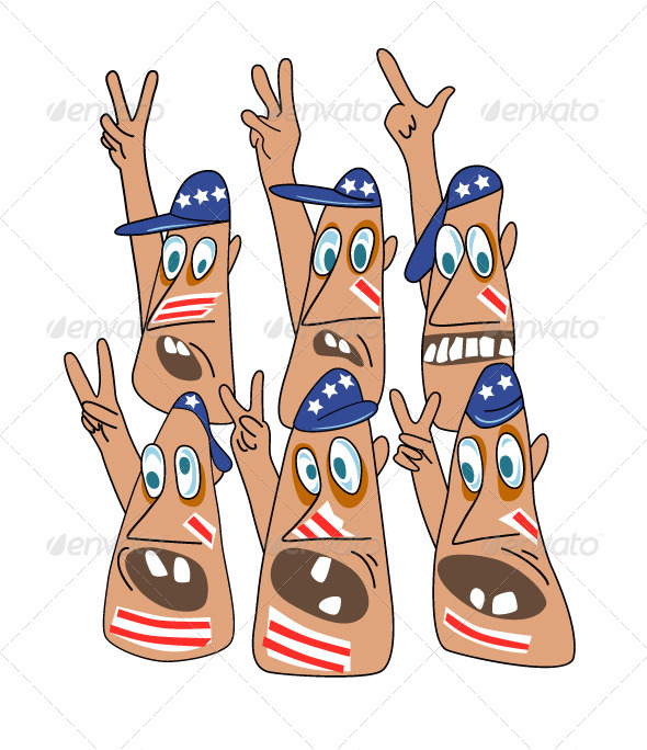 American Fans - Sports/Activity Conceptual