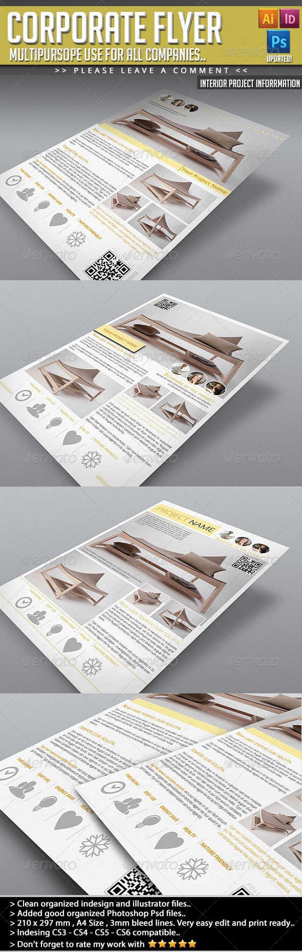 Corporate Flyer - Interior Project Information - Corporate Flyers