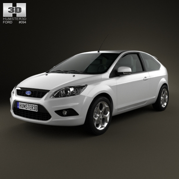 Ford Focus hatchback 3-door 2008 - 3DOcean Item for Sale