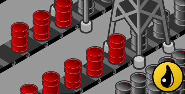 Isometric Oil Towers in Production