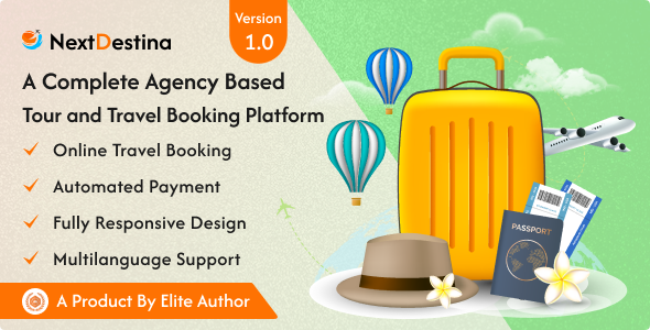 Next Destina -  Agency Based Tour and Travel Booking Platform