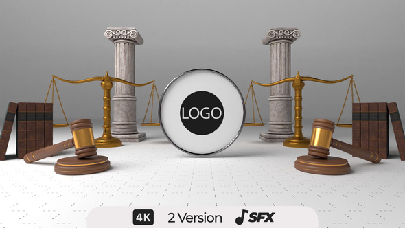 Lawyer Intro Logo Stings template preview