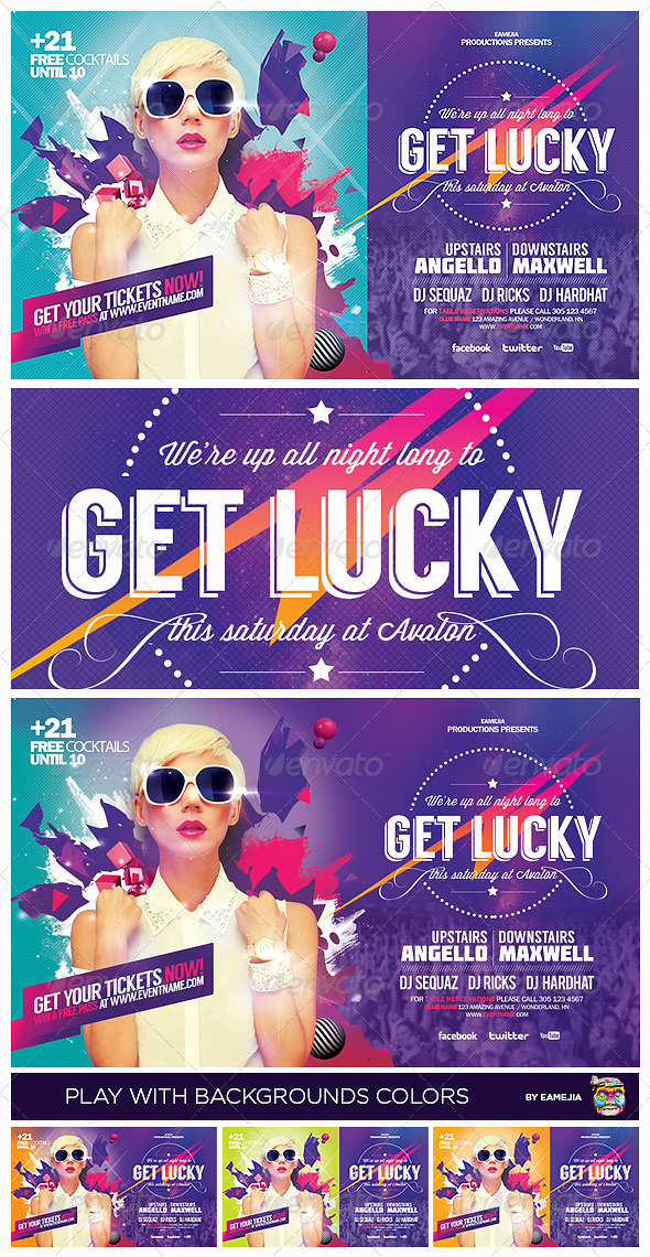 Get Lucky Flyer Template - Events Flyers