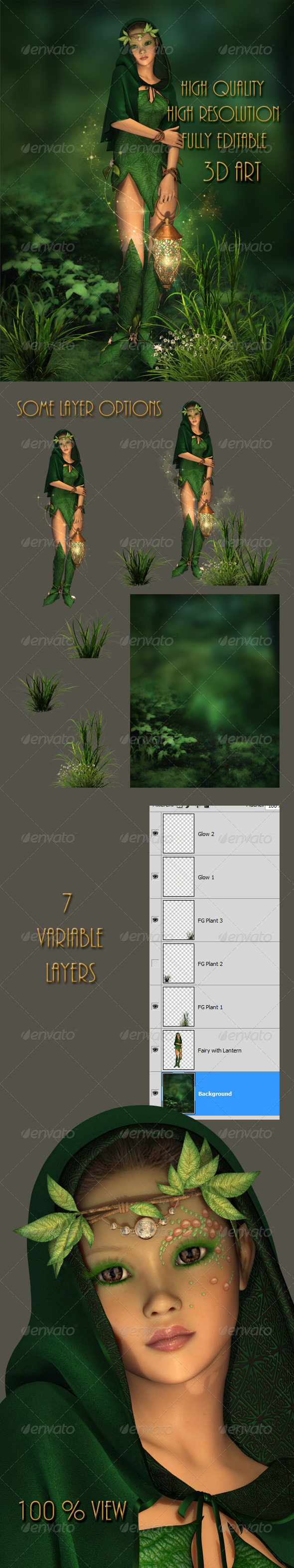 Little Light in the Deep Forest - Characters Illustrations
