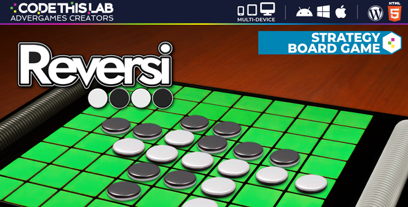 HTML5 Reversi - HTML5 Game
