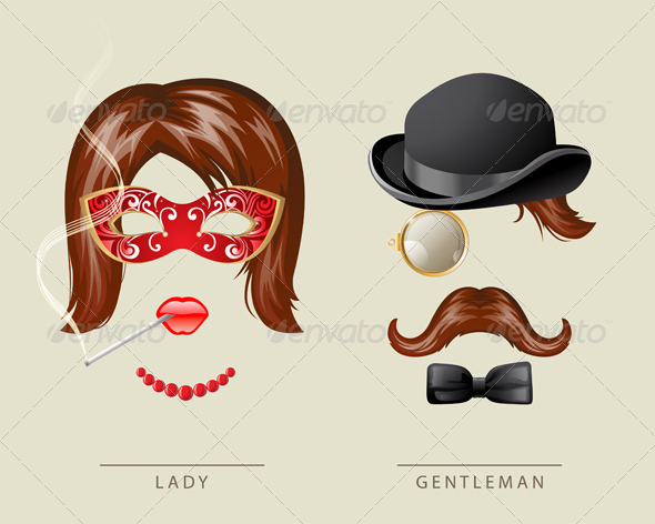 Lady and Gentleman Fancy Dress - Retro Technology