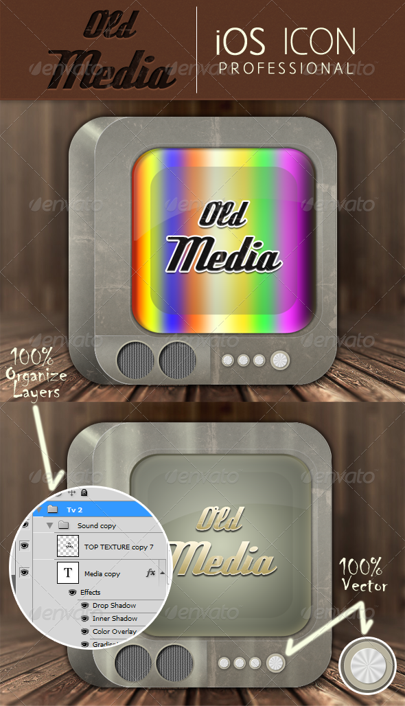 Old Media Application Icon - Icons
