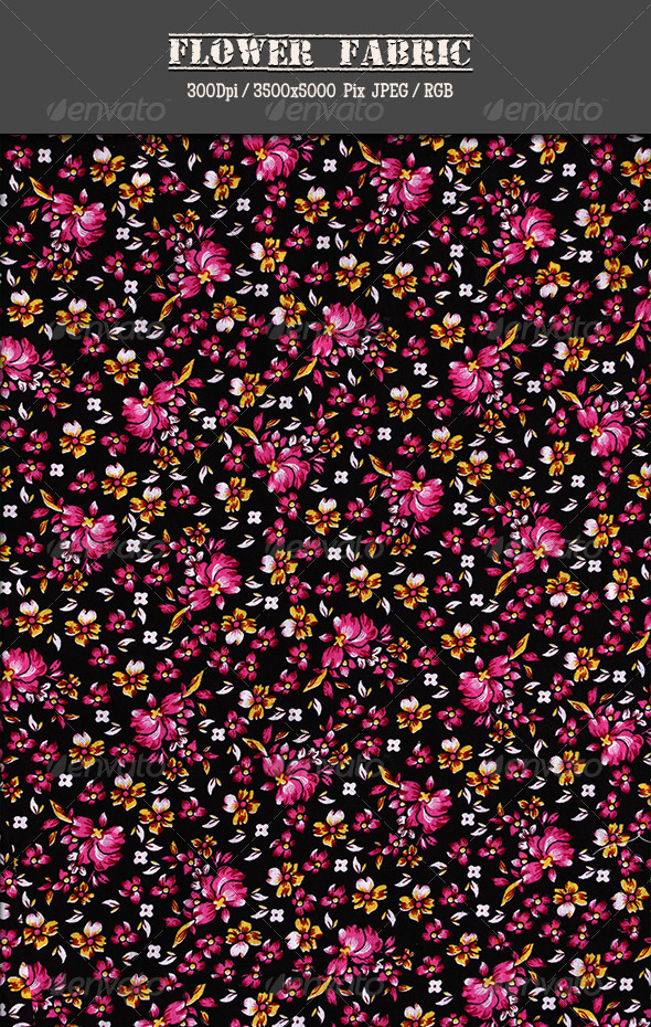 Flower Fabric 2 - Fabric Textures