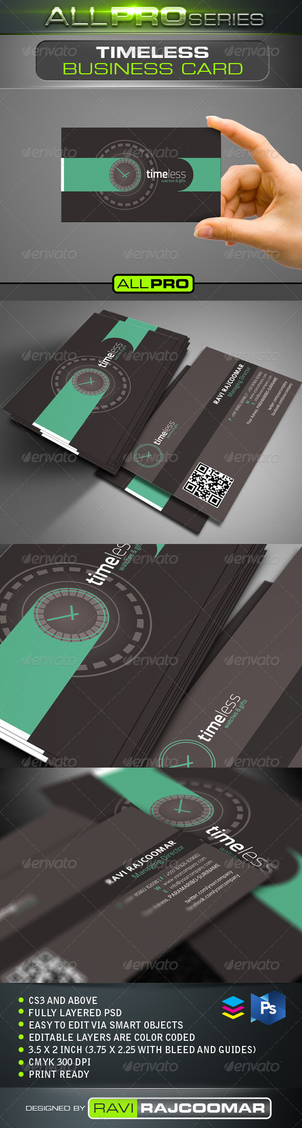 Timeless Business Card Template - Creative Business Cards