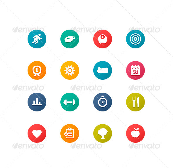 Fitness Symbols - Icons