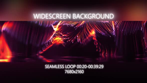 Vj Stage Widescreen Purple Red Particles alt
