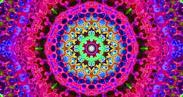 Abstract multicolor kaleidoscope background