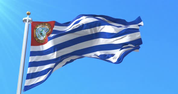 Santa Ana City Flag, El Salvador alt
