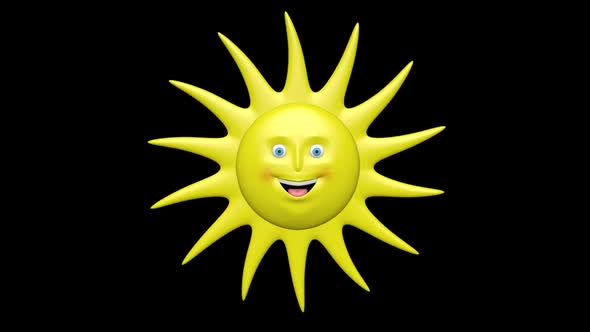 Happy Cartoon Sun Loop alt