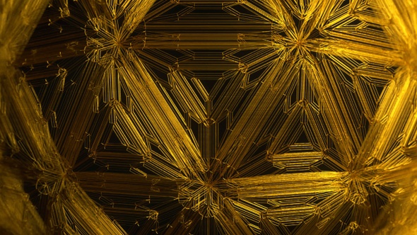 Abstract Gold Line alt