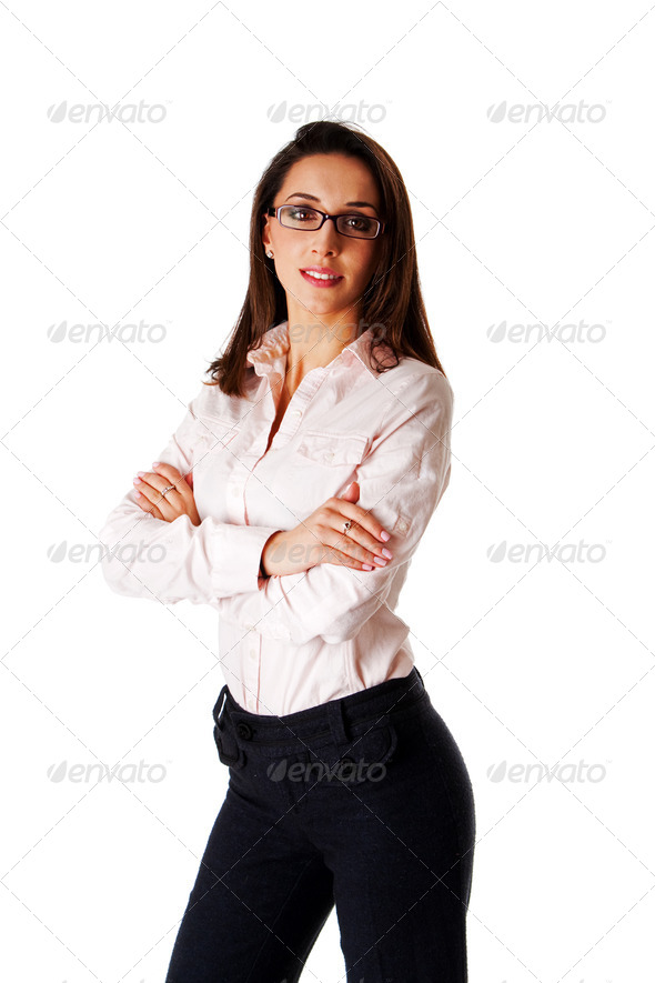 Confident business woman - Stock Photo - Images