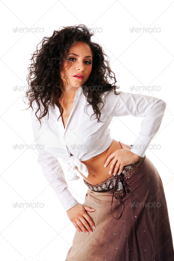 Sexy young Latina woman - Stock Photo - Images