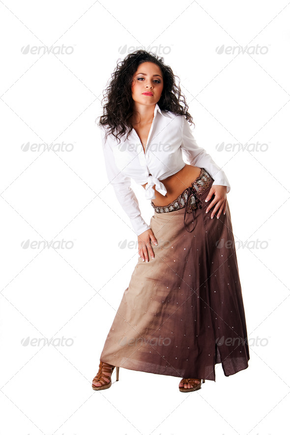 Sexy young Latina woman - Stock Photo - Images