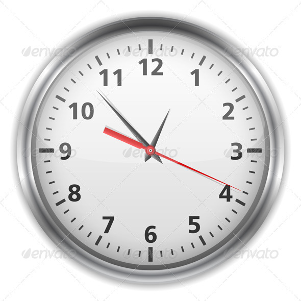 circle shaped objects clock