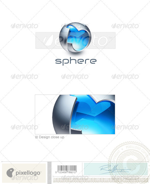 Technology Logo - 3D-242 - 3d Abstract