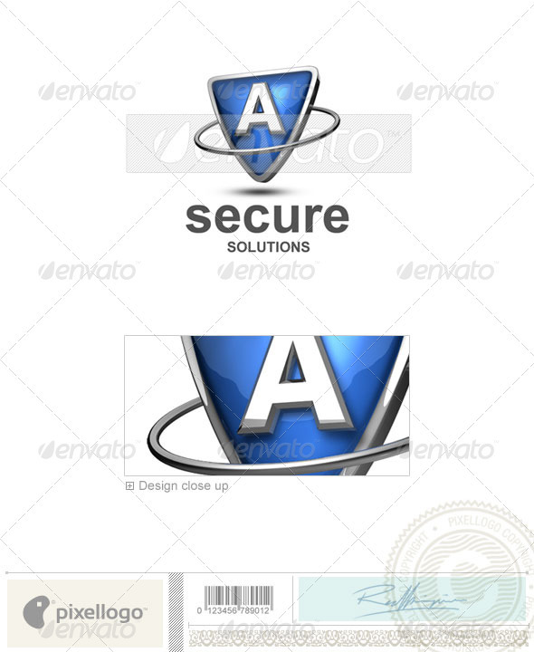 A Logo - 3D-285-A - Letters Logo Templates