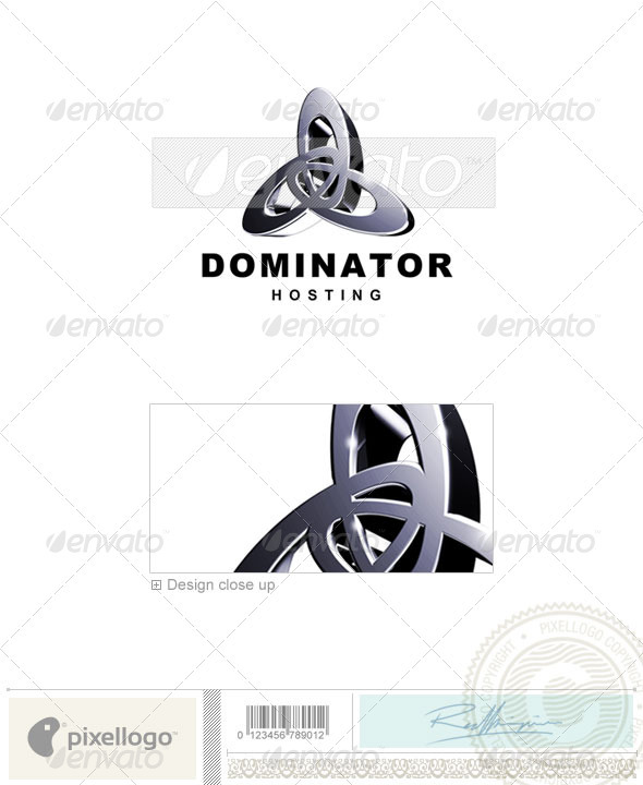 Technology Logo - 3D-74 - 3d Abstract