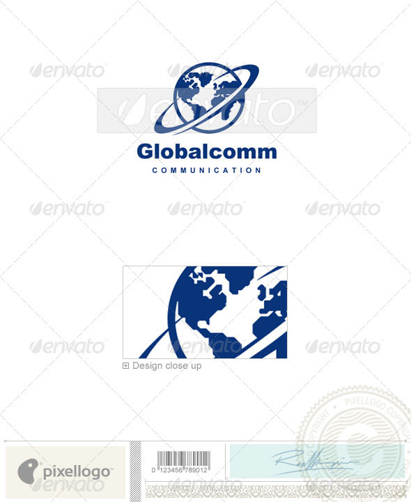 Communications Logo - 610 - Vector Abstract