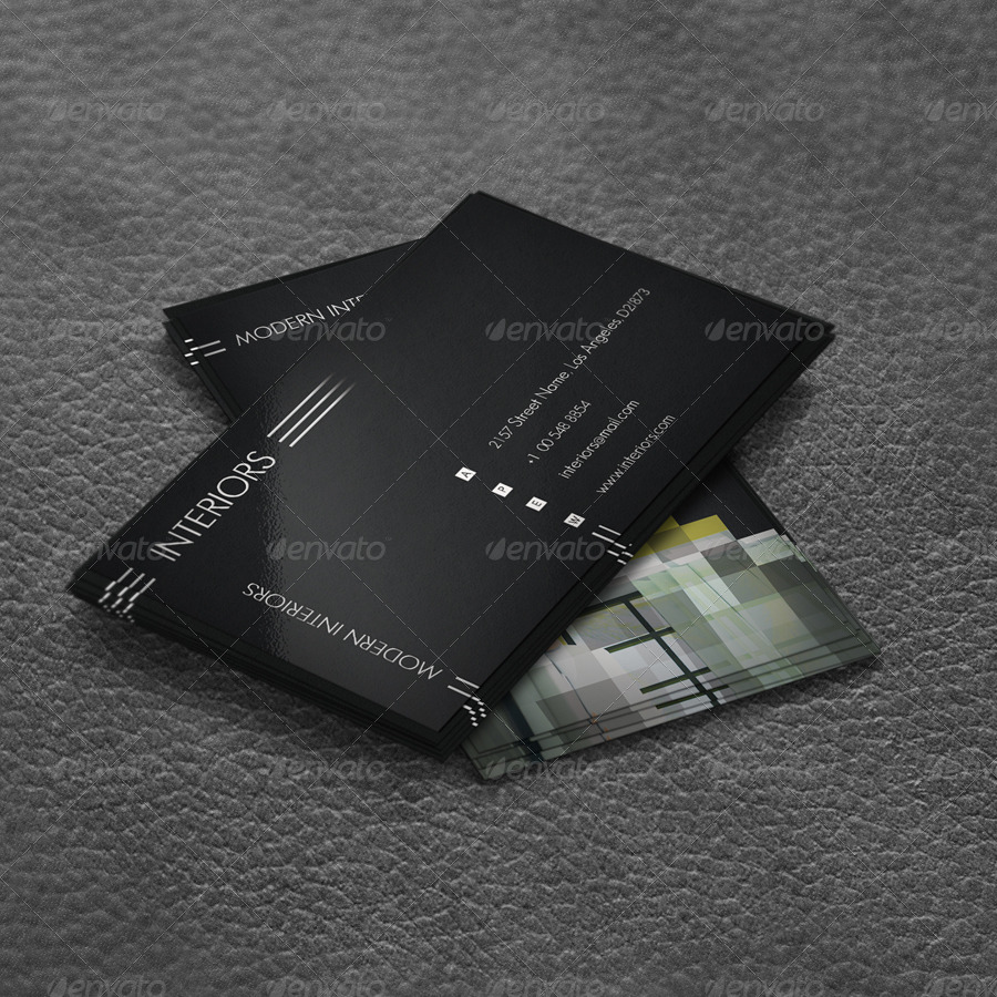Interior Business Card by Scopulus | GraphicRiver
