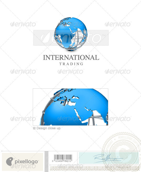 Communications Logo - 3D-422 - 3d Abstract