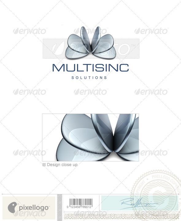 Industry & Science Logo - 3D-412 - 3d Abstract