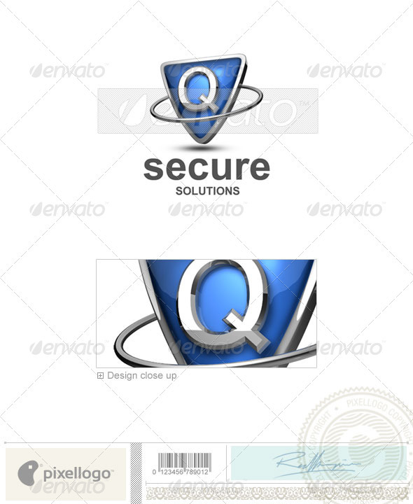 Q Logo - 3D-285-Q - Letters Logo Templates