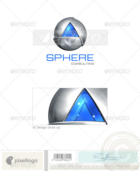 Communications Logo - 3D-144 - 3d Abstract
