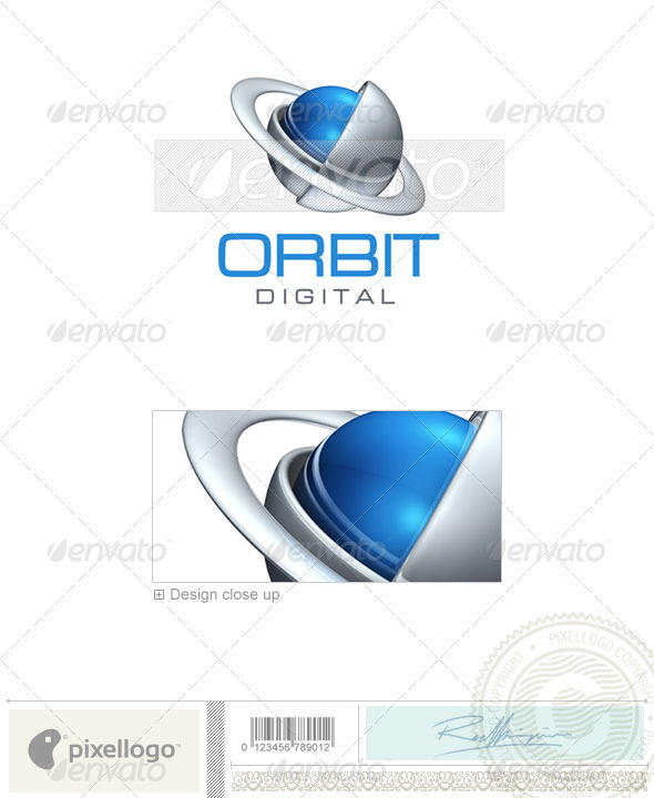 Communications Logo - 3D-389 - 3d Abstract