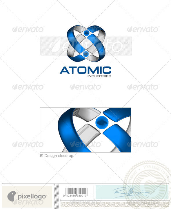 Technology Logo - 3D-129 - 3d Abstract