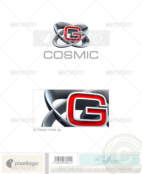 G Logo - 3D-348-G - Letters Logo Templates