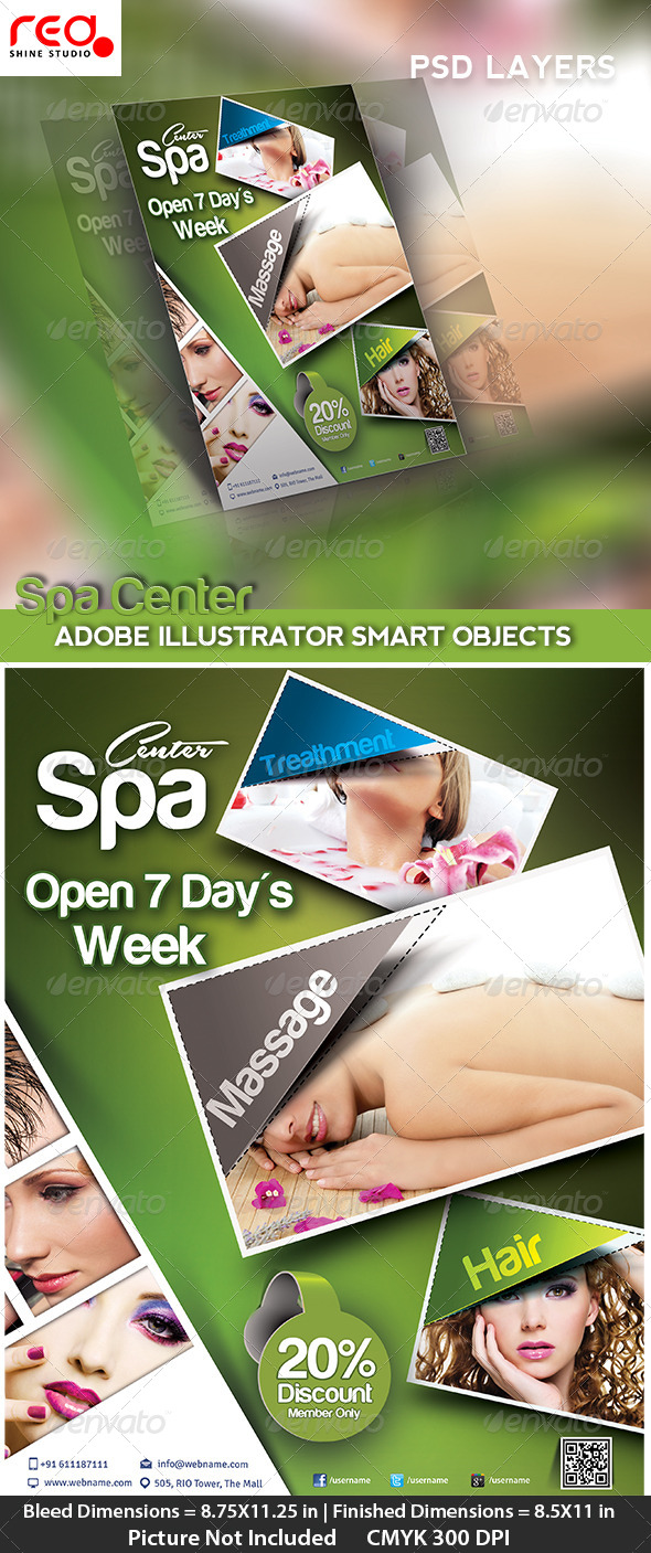 Beauty Salon Poster/flyer & Magzine Cover Template - Commerce Flyers
