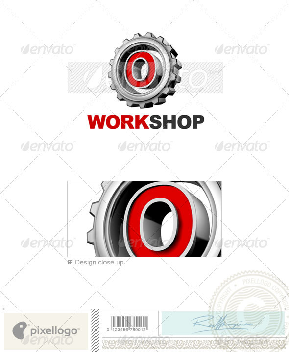 O Logo - 3D-292-O - Letters Logo Templates