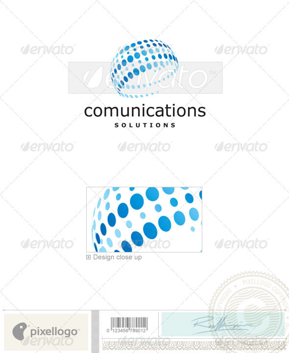 Communications Logo - 2225 - Vector Abstract