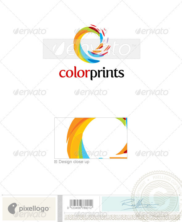 Print & Design Logo - 1882 - Vector Abstract