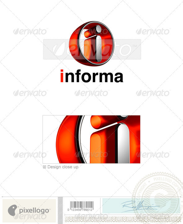 I Logo - 3D-438-I - Letters Logo Templates