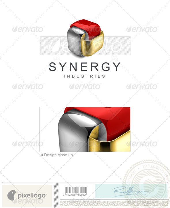 Technology Logo - 3D-374 - 3d Abstract