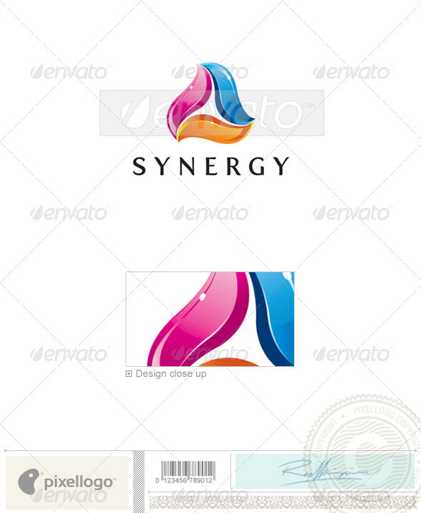 Print & Design Logo - 2153 - Vector Abstract