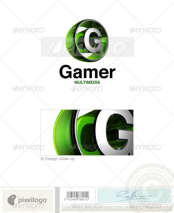 G Logo - 3D-438-G - Letters Logo Templates