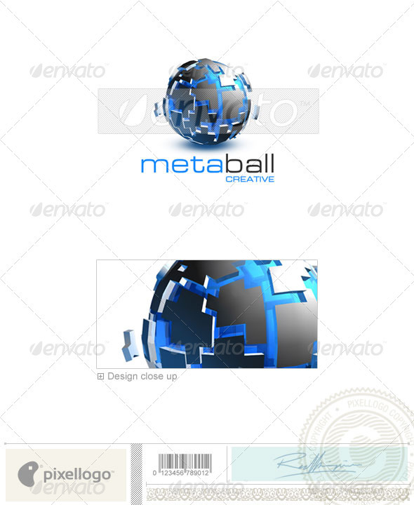 Technology Logo - 3D-271 - 3d Abstract