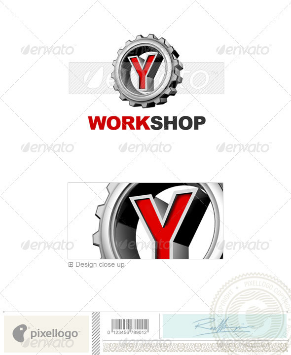 Y Logo - 3D-292-Y - Letters Logo Templates