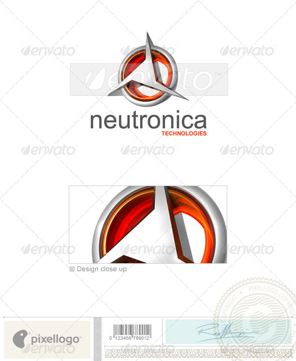 Technology Logo - 3D-349 - 3d Abstract