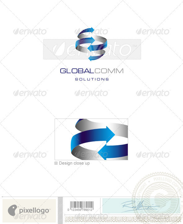 Communications Logo - 1092 - Vector Abstract